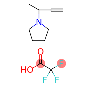 1-(but-3-yn-2-yl)pyrrolidine, trifluoroacetic acid