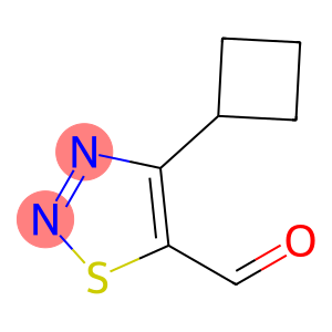 4-cyclobutyl-1,2,3-thiadiazole-5-carbaldehyde