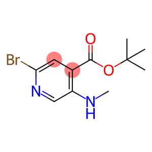 tert-butyl 2-bromo-5-(methylamino)pyridine-4-carboxylate