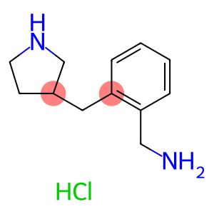 1-{2-[(pyrrolidin-3-yl)methyl]phenyl}methanamine dihydrochloride