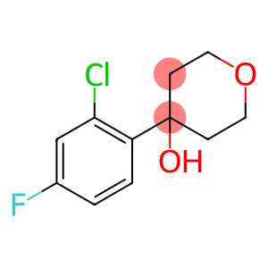 4-(2-chloro-4-fluorophenyl)tetrahydro-2H-pyran-4-ol