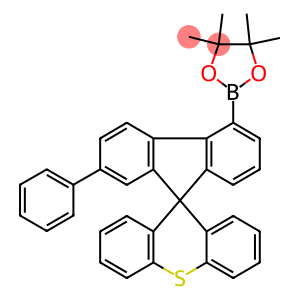 2-Phenyl-5-(4,4,5,5-tetramethyl-1,3,2-dioxaborolan-2-yl)spiro[9H-fluorene-9,9′-[9H]thioxanthene]