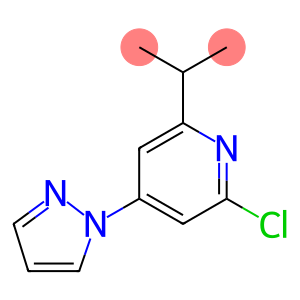 2-chloro-6-isopropyl-4-(1H-pyrazol-1-yl)pyridine