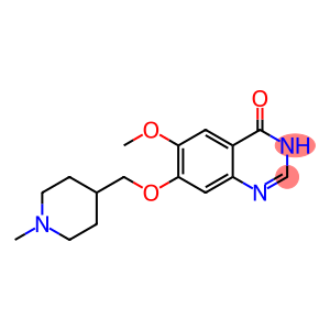 4(3H)-Quinazolinone, 6-methoxy-7-[(1-methyl-4-piperidinyl)methoxy]-