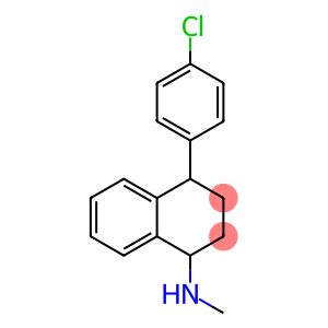 1-Naphthalenamine, 4-(4-chlorophenyl)-1,2,3,4-tetrahydro-N-methyl-