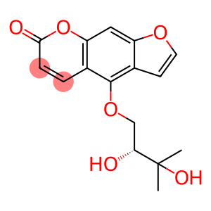 (+)-4-[(R)-2,3-Dihydroxy-3-methylbutoxy]-7H-furo[3,2-g][1]benzopyran-7-one