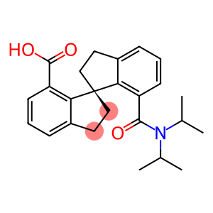 1,1'-Spirobi[1H-indene]-7-carboxylic acid, 7'-[[bis(1-methylethyl)amino]carbonyl]-2,2',3,3'-tetrahydro-, (1S)-