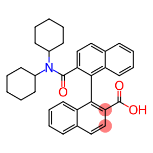 (1S)-2′-[(二环己基氨基)羰基][1,1′-联萘]-2-羧酸