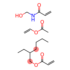 2-Propenoic acid, 2-ethylhexyl ester, polymer with ethenyl acetate and N-(hydroxymethyl)-2-propenamide