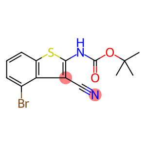 (4-溴-3-氰基苯并[B]噻吩-2-基)氨基甲酸叔丁酯