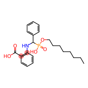 α-(2-Carboxyanilino)benzylphosphonic acid hydrogen α-octyl ester