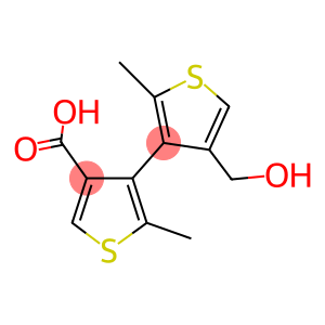 3'-(hydroxymethyl)-5,5'-dimethyl-4,4'-bithiophene-3-carboxylic acid