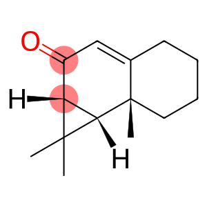 2H-Cyclopropa[a]naphthalen-2-one, 1,1a,4,5,6,7,7a,7b-octahydro-1,1,7a-trimethyl-, (1aR,7aR,7bS)-rel-