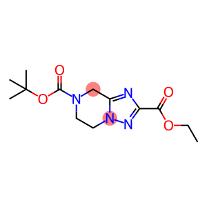 [1,2,4]TRIAZOLO[1,5-A]PYRAZINE-2,7(8H)-DICARBOXYLIC ACID, 5,6-DIHYDRO-, 7-(1,1-DIMETHYLETHYL) 2-ETHYL ESTER