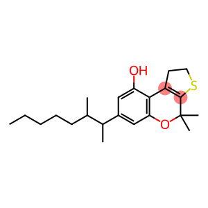2H-Thieno[2,3-c][1]benzopyran-9-ol, 7-(1,2-dimethylheptyl)-1,4-dihydro-4,4-dimethyl-