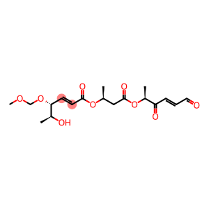 2-Hexenoic acid, 5-hydroxy-4-(methoxymethoxy)-, (1S)-1-methyl-3-[[(1S,3E)-1-methyl-2,5-dioxo-3-penten-1-yl]oxy]-3-oxopropyl ester, (2E,4R,5S)-