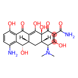 2-Naphthacenecarboxamide, 7-amino-4-(dimethylamino)-1,4,4a,5,5a,6,11,12a-octahydro-3,6,10,12,12a-pentahydroxy-1,11-dioxo-, (4S,4aS,5aS,6S,12aS)-