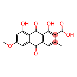 1,8-Dihydroxy-3-methyl-6-methoxy-9,10-dioxo-9,10-dihydroanthracene-2-carboxylic acid