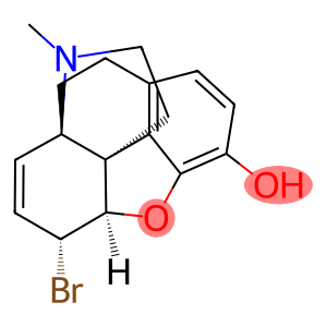 (13β,14β)-6β-Bromo-7,8-didehydro-4,5α-epoxy-17-methylhasubanan-3-ol