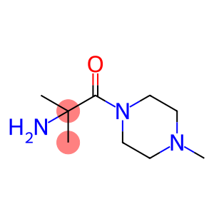 Piperazine, 1-(2-amino-2-methyl-1-oxopropyl)-4-methyl- (9CI)