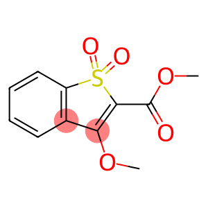 Benzo[b]thiophene-2-carboxylic acid, 3-methoxy-, methyl ester, 1,1-dioxide
