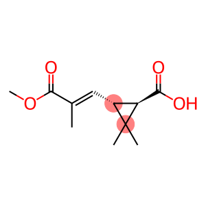 [1R,(+)]-3α-[(E)-2-Methoxycarbonyl-1-propenyl]-2,2-dimethylcyclopropanecarboxylic acid