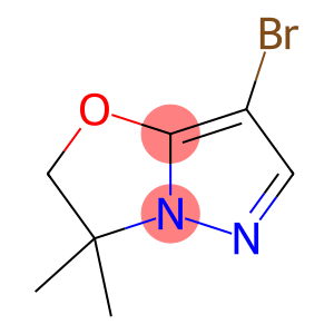 Pyrazolo[5,1-b]oxazole, 7-bromo-2,3-dihydro-3,3-dimethyl-