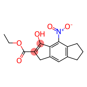 s-Indacene-2-carboxylic acid, 1,5,6,7-tetrahydro-3-hydroxy-4-nitro-, ethyl ester