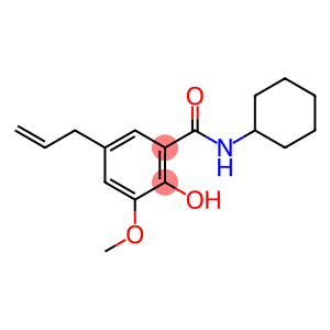 5-Allyl-N-cyclohexyl-2-hydroxy-m-anisamide