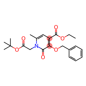 ethyl 3-(benzyloxy)-1-(2-(tert-butoxy)-2-oxoethyl)-6-methyl-2-oxo-1,2-dihydropyridine-4-carboxylate