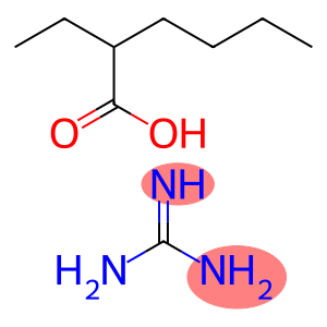 Hexanoicacid,2-ethyl-,compd.withguanidine(1:1)