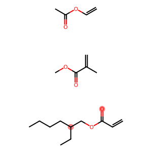 METHYL 2-METHYL-2-PROPENOATE, POLYMER WITH ETHENYL ACETATE AND 2-ETHYLHEXYL 2-PROPENOATE