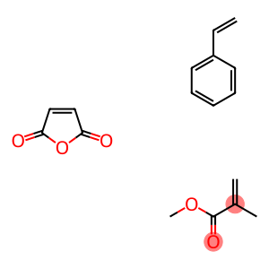 2-Propenoic acid, 2-methyl-, methyl ester, polymer with ethenylbenzene and 2,5-furandione