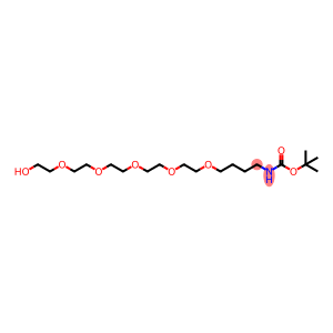 7,10,13,16,19-Pentaoxa-2-azaheneicosanoic acid, 21-hydroxy-, 1,1-dimethylethyl ester