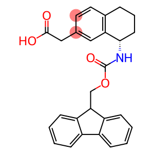 (S)-2-(8-((((9H-芴-9-基)甲氧基)羰基)氨基)-5,6,7,8-四氢萘-2-基)乙酸