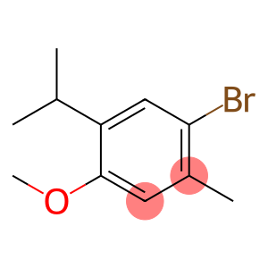 Benzene, 1-bromo-4-methoxy-2-methyl-5-(1-methylethyl)-