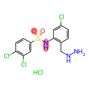 3,4-二氯-N-(5-氯-2-(肼基甲基)苯基)苯磺酰胺盐酸盐
