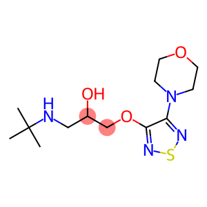 (2R)-1-(tert-Butylamino)-3-(4-morpholino-1,2,5-thiadiazole-3-yloxy)-2-propanol