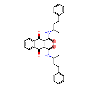 1,4-bis [(1-methyl-3-phenylpropyl)amino]-9,10-anthracenedione