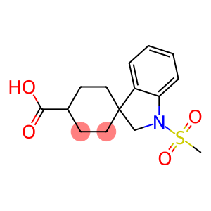 Spiro[cyclohexane-1,3'-[3H]indole]-4-carboxylic acid, 1',2'-dihydro-1'-(Methylsulfonyl)-, (1alpha,4beta)-
