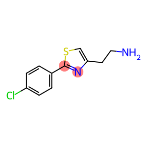 4-Thiazoleethanamine, 2-(4-chlorophenyl)-