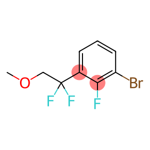 Benzene, 1-bromo-3-(1,1-difluoro-2-methoxyethyl)-2-fluoro-