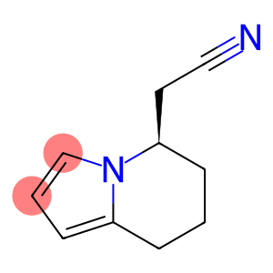 5-Indolizineacetonitrile,5,6,7,8-tetrahydro-,(5R)-(9CI)