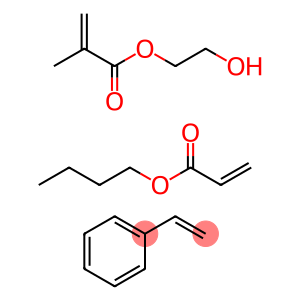 2-Propenoic acid, 2-methyl-, 2-hydroxyethyl ester, polymer with butyl 2-propenoate and ethenylbenzene