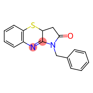 1-benzyl-3,3a-dihydropyrrolo[3,2-b][1,4]benzothiazin-2(1H)-one