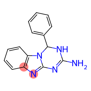 3,4-Dihydro-4-phenyl-1,3,5-triazino[1,2-a]benzimidazol-2-amine