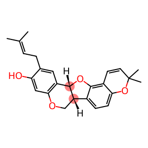 (6bR,12bR)-6bβ,12bβ-Dihydro-3,3-dimethyl-11-(3-methyl-2-butenyl)-3H,7H-furo[3,2-c:5,4-f']bis[1]benzopyran-10-ol