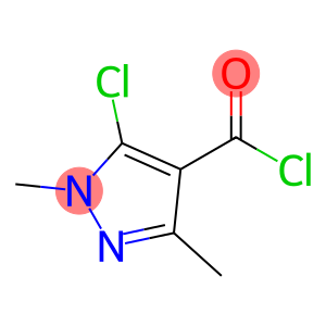 1H-Pyrazole-4-carbonylchloride,5-chloro-1,3-dimethyl-(9CI)