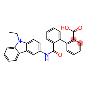 [1,1'-Biphenyl]-2-carboxylicacid, 2'-[[(9-ethyl-9H-carbazol-3-yl)amino]carbonyl]-
