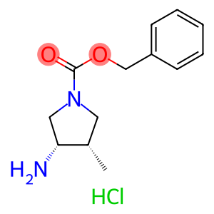 (3S,4S)-benzyl 3-amino-4-methylpyrrolidine-1-carboxylate hydrochloride